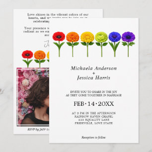 Invitación 🌈 Foto Entrelazada en Orgullo – Edición de Fotos