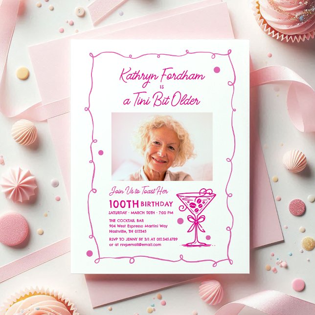 Invitación Foto Espresso Martini de la Fiesta del Cumpleaños  (Subido por el creador)