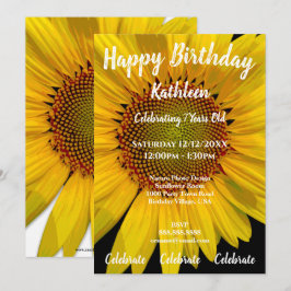 INVITACIÓN FOTO FELIZ DEL CUMPLEAÑOS