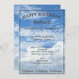 INVITACIÓN FOTO FELIZ DEL CUMPLEAÑOS