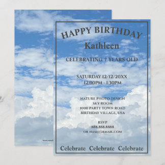 INVITACIÓN FOTO FELIZ DEL CUMPLEAÑOS