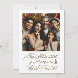 Invitación Foto Feliz Navidad y Próspero Año Nuevo