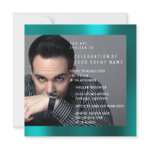 Foto Fiesta de cumpleaños Gris verde Verde azulado