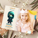 Invitación Foto Fiesta Ninja Birthday Karate<br><div class="desc">Entrar en el mundo de sigilo y emoción con nuestra "Invitación del Partido Karate de Cumpleaños de Ninja". Esto no es solo una invitación; es un llamado para embarcarse en una emocionante aventura llena de movimientos ninja y patadas de karate. Exploremos los detalles que hacen de esta invitación la introducción...</div>