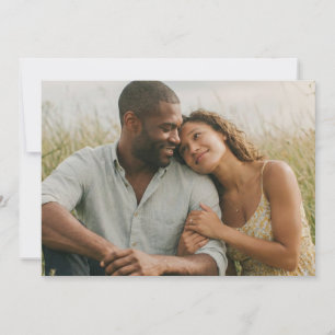 Invitación Foto floral amarilla tierna