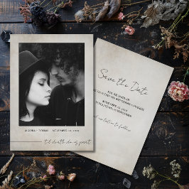 Invitación Foto gótica Guardar la fecha
