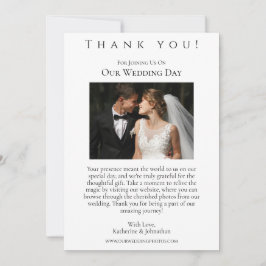 Invitación Foto-Gracias-boda- Caballos y flores