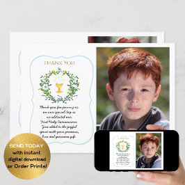 Invitación Foto Gracias Desafío Botánico De La Santa Comunión