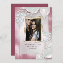 FOTO GUARDAR LA FECHA | Burgundy Shimmer