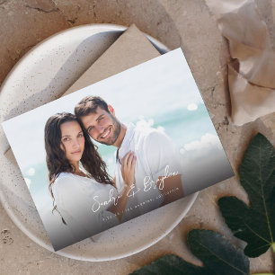 Invitación Foto H MOD Moda 8 Guardar la fecha