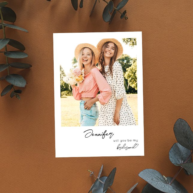 Invitación Foto Instantánea Sea Mi Propuesta Escritura A Mano (Subido por el creador)