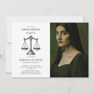 Invitación Foto Licenciado en Derecho
