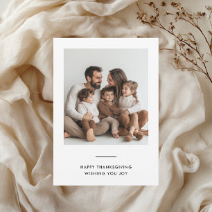 Invitación Foto minimalista de la familia moderna de Acción d