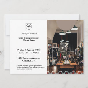 Invitación Foto minimalista   Evento empresarial profesional