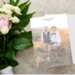 Invitación Foto moderna 11 Boda vertical<br><div class="desc">Consigue que tus invitados estén de humor para tu boda con tus invitaciones de boda vertical de la foto moderna 11. Invitaciones únicas,  usando su propia foto.</div>
