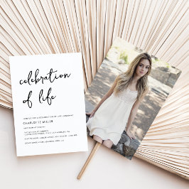 Invitación Foto Moderna Celebración Simple Del Monumento A La