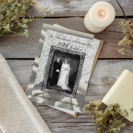 Invitación Foto moderna de bodas de oro 50 aniversario de bod