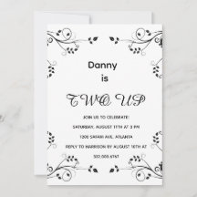 Foto moderna del segundo cumpleaños