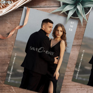 Invitación Foto Moderna Guarda Nuestro Día