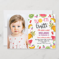 Foto multicolor Dos-tti Frutti Segundo cumpleaños