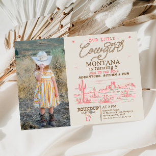 Invitación Foto: Nacimiento de la niña del desierto occidenta