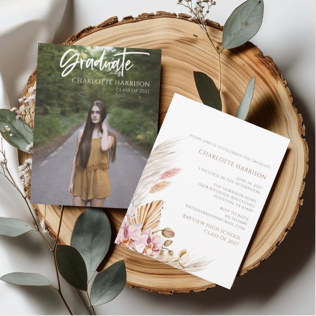 Invitación Foto Pampas Graduación (Subido por el creador)