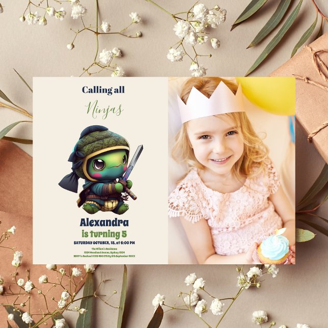 Invitación Foto: Partido de cumpleaños de las artes marciales (Subido por el creador)