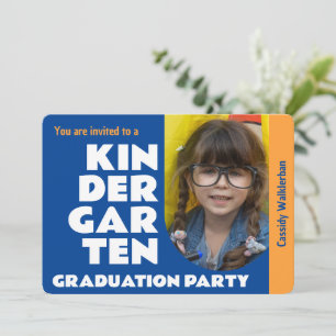 Invitación Foto: Partido de Graduación de Kindergarten