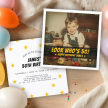 Foto personalizada retro de cumpleaños 50 de algui