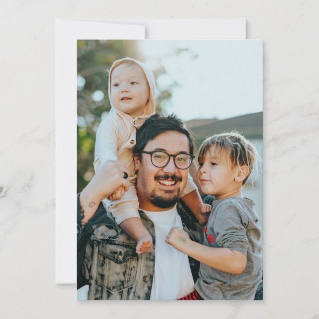 Invitación Foto personalizado (Anverso)