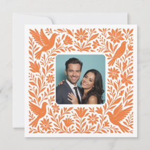Invitación Foto personalizado mexicana Otomí Tenango Salven l