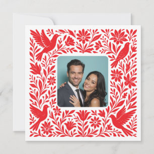Invitación Foto personalizado mexicana Otomí Tenango Salven l