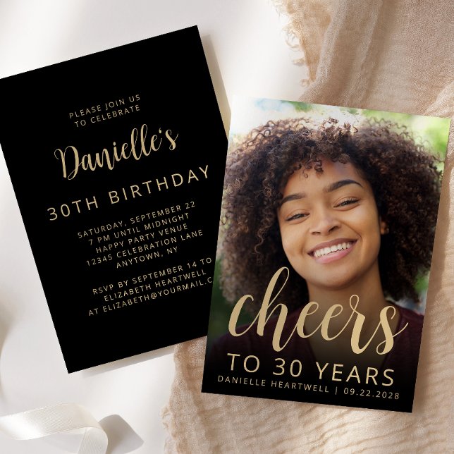 Invitación Foto personalizado Saluda a Fiesta de cumpleaños n (Subido por el creador)
