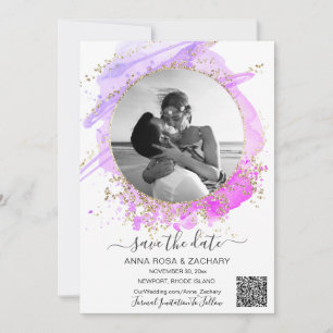 Invitación *~* Foto QR WEDDING GUARDAR LA FECHA Sitio Web AR6