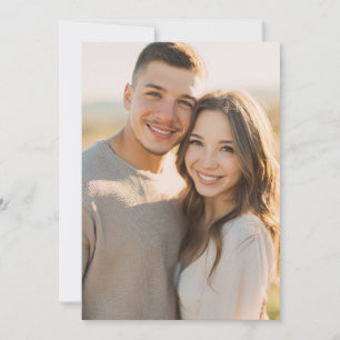 Invitación Foto realista beige cálido