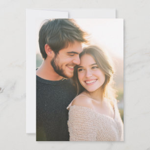 Invitación Foto Realista de Beige Alegre