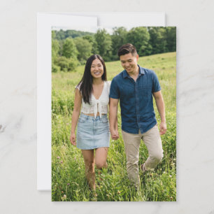 Invitación Foto realista de verde alegre