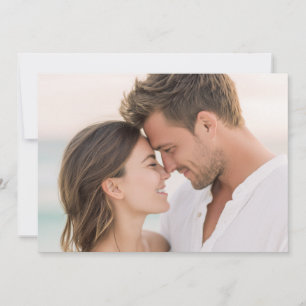 Invitación Foto Romántica Tierna y Cálida