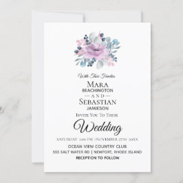 Invitación *~* Foto: RSVP - Boda de BOUQUET FLORAL QR