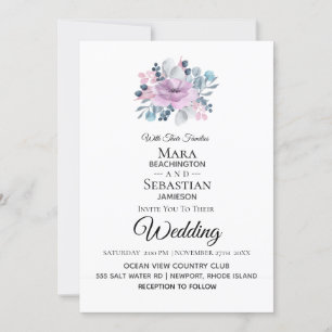 Invitación *~* Foto: RSVP - Boda de BOUQUET FLORAL QR