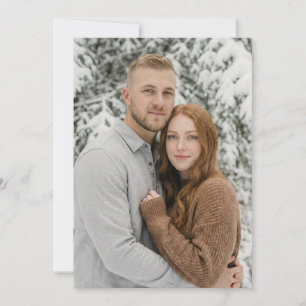 Invitación Foto serena de invierno