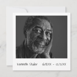 Invitación Foto simple: Aniversario de la Muerte Moderna