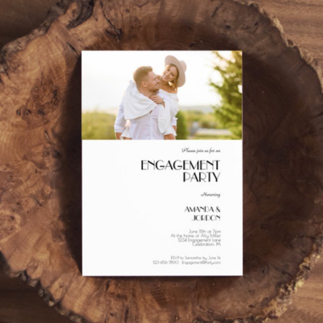 Invitación Foto superior del Partido de Compromiso del Deco M (Subido por el creador)