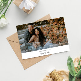 Invitación Foto y caligrafía 14 Mod Boda horizontal V2