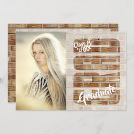 Invitación Foto y texto para adultos mayores 🎓 graduados