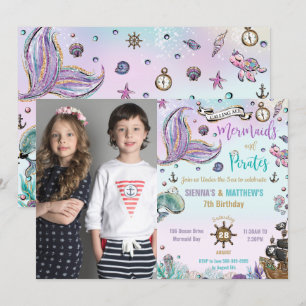 Invitación Fotografía conjunta de las Sirenas y los Piratas e
