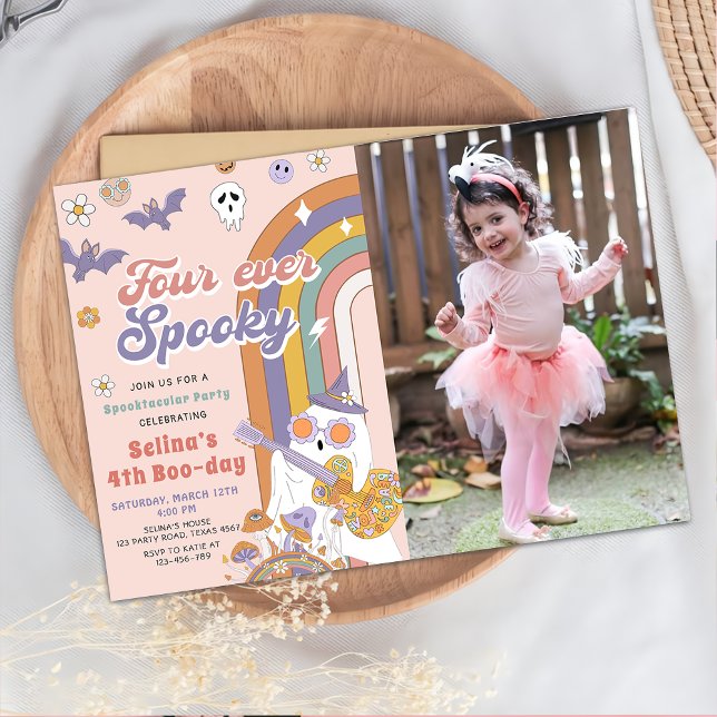 Invitación Fotografía de cumpleaños de cuatro personas de Gro (Subido por el creador)