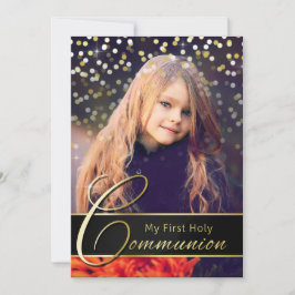 Invitación Fotografía de la comunidad Elegante tipografía de 