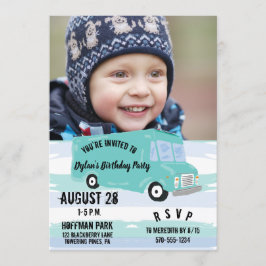 Invitación Fotografía de la fiesta de cumpleaños de Food Truc