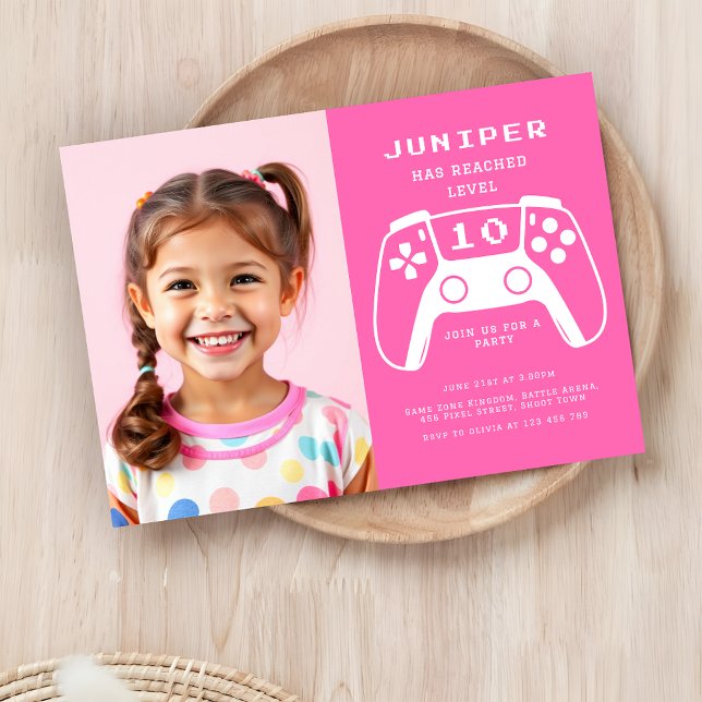 Invitación Fotografía de la fiesta de cumpleaños de las chica (Subido por el creador)